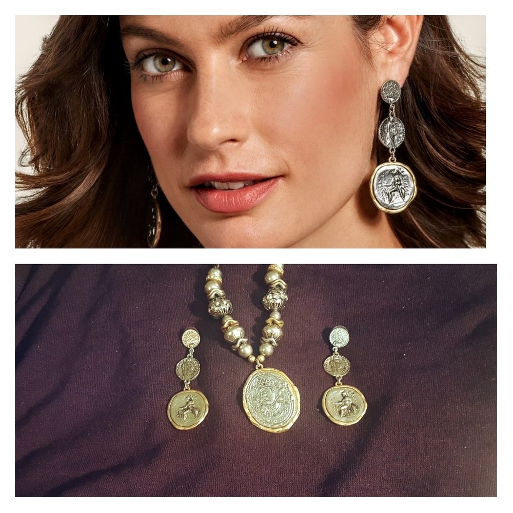 Chico's Alania pendant and earrings